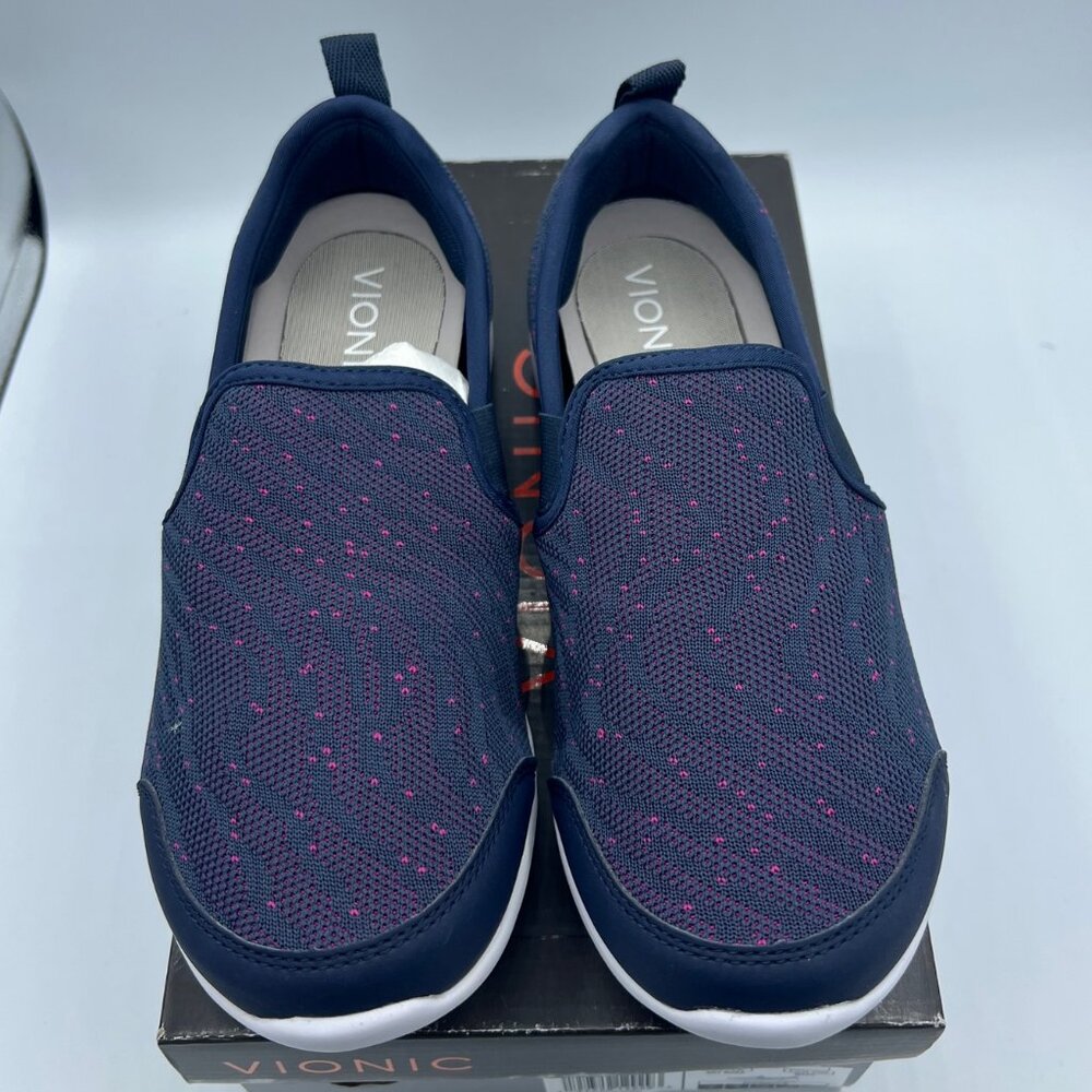 BRAND NEW Vionic Sky Roza Size 7 WIDE in NAVY